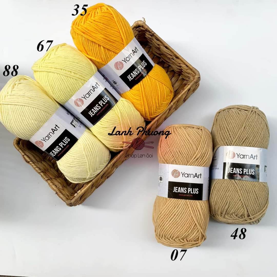 [HCM]Len Yarnart Jeans Plus 100gr Thổ Nhĩ Kỳ