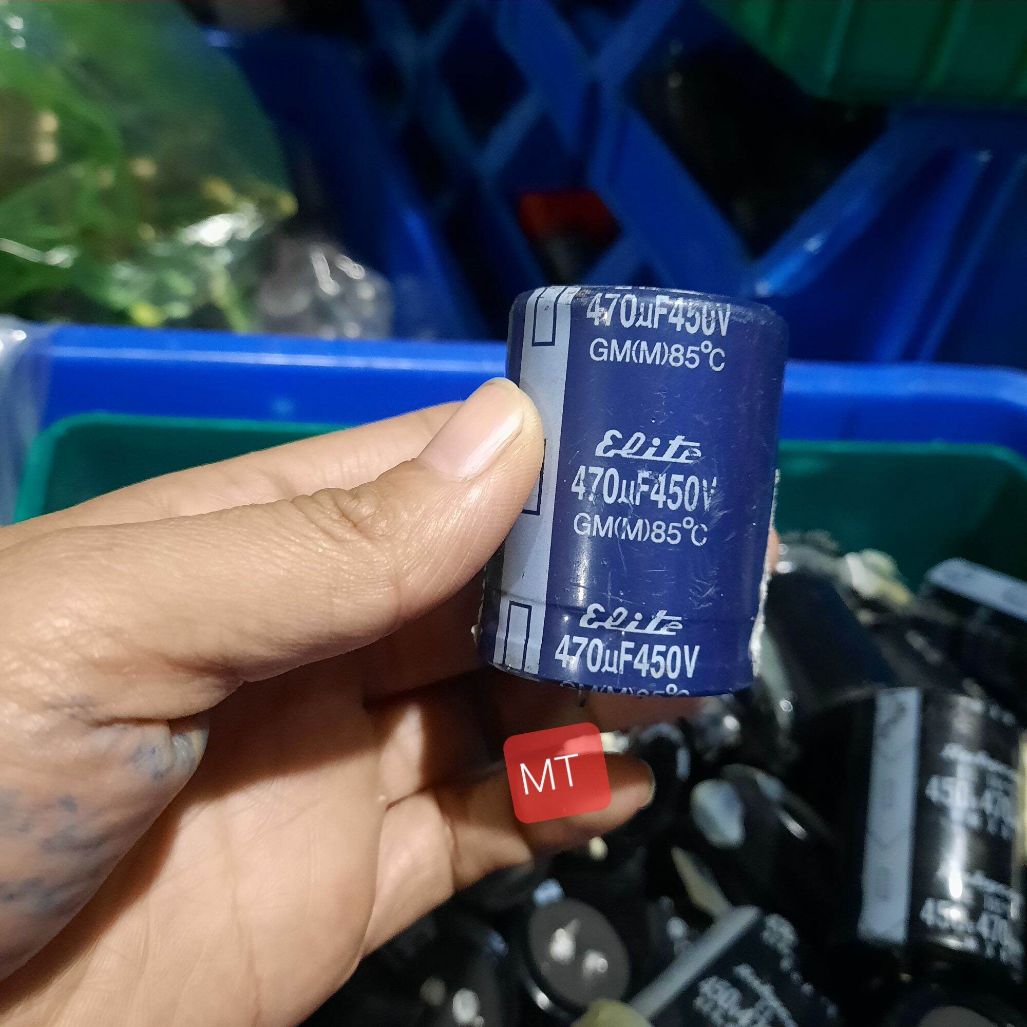 Tụ 470uf-400v/450v (size 3,5cm) tụ sịn hàng TM