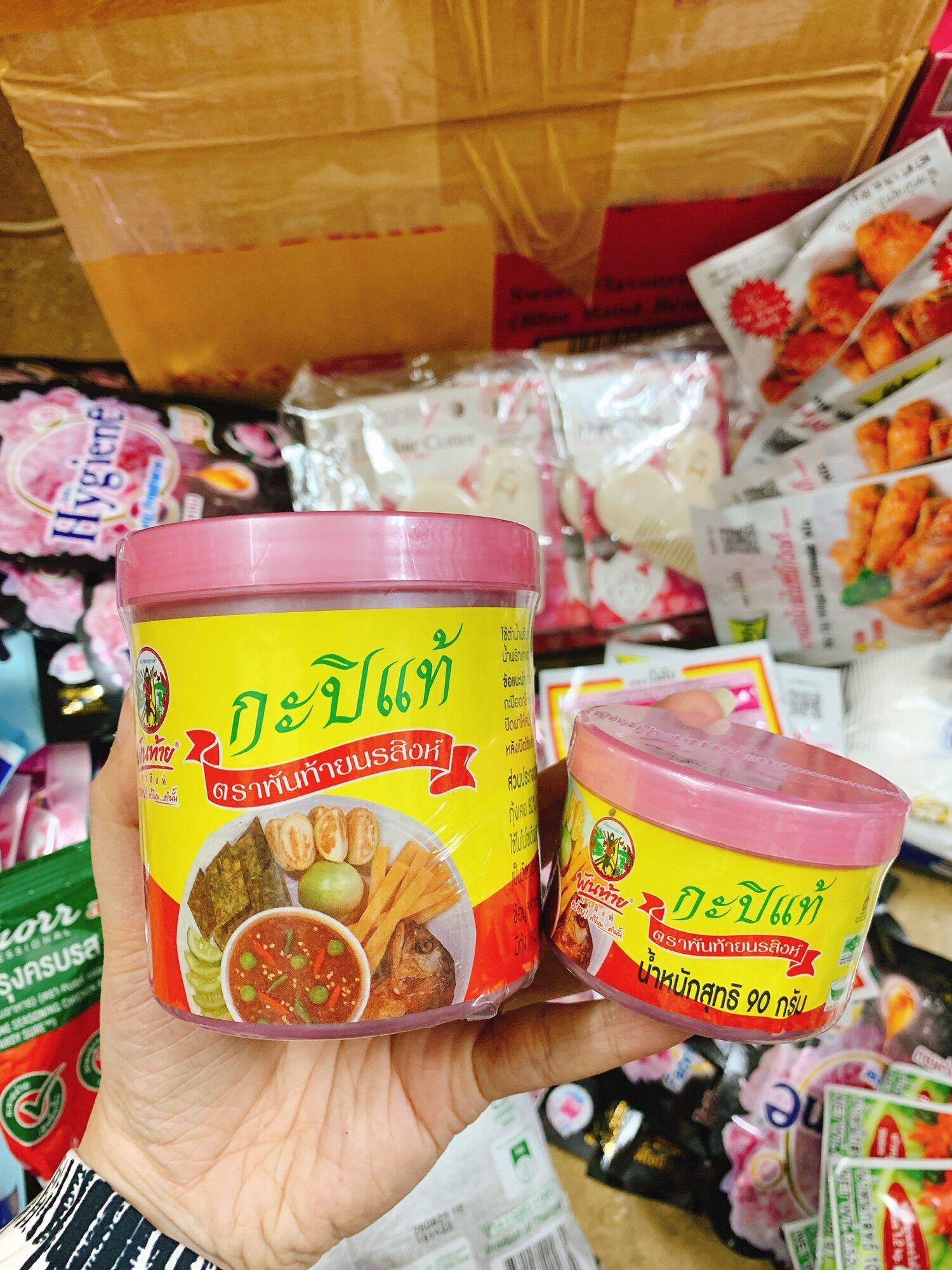 Khao nám phrik kapi mắm ruốc cô đặc thái lan