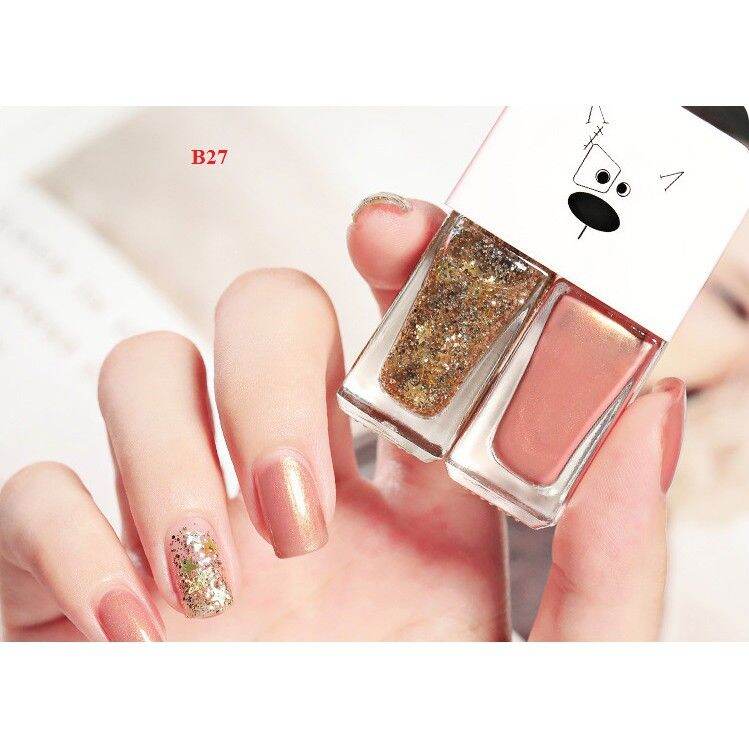 Nước sơn móng tay 2 in 1 siêu dễ thương