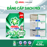 Nước Giặt Gel ARIEL 10X Sức Mạnh Giặt Sạch Chuyên Gia Cửa Trước - Cửa Trên Hương Downy Nắng Sớm Túi 1.37-4.05KG