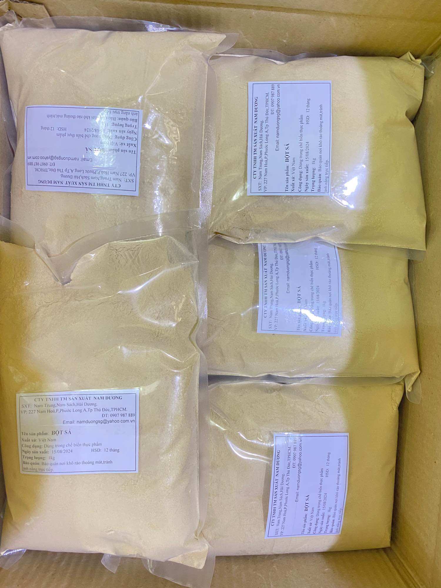 500gr Bột Sả nguyên chất 100%