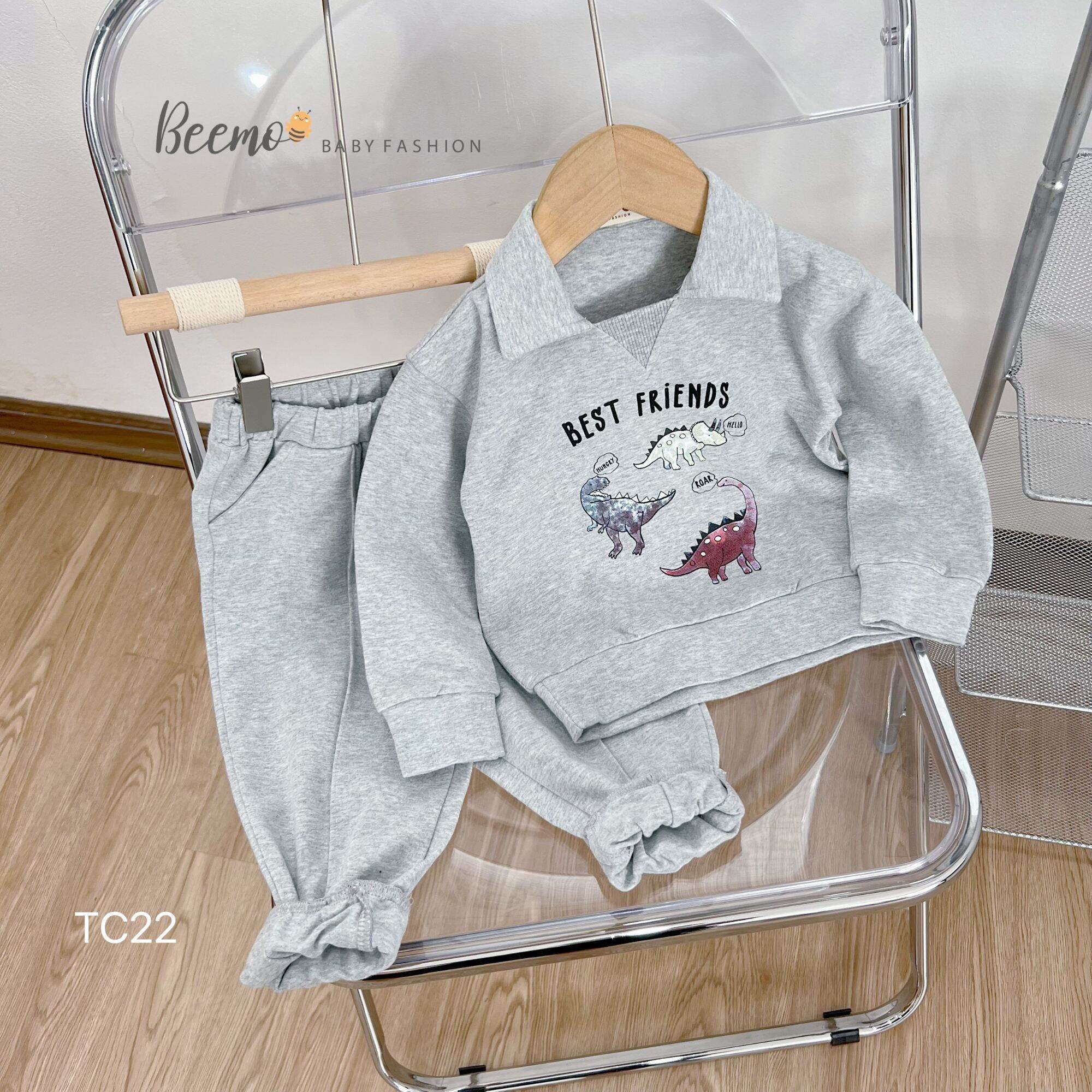 BỌ POLO BEEMO IN HÌNH KHỦNG LONG SIÊU YÊU CHO BÉ