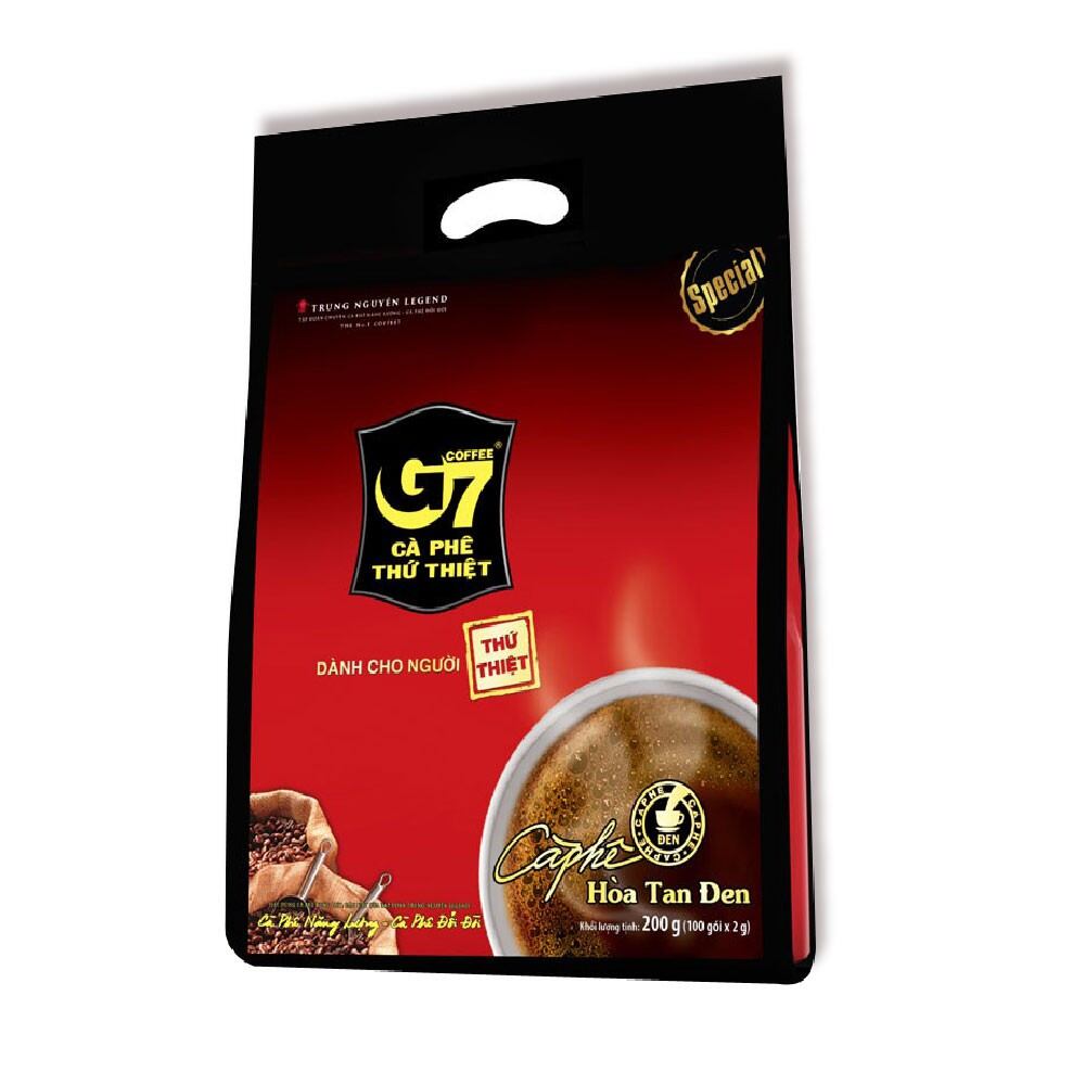 Cà phê đen hòa tan G7 bịch 100 gói*2g