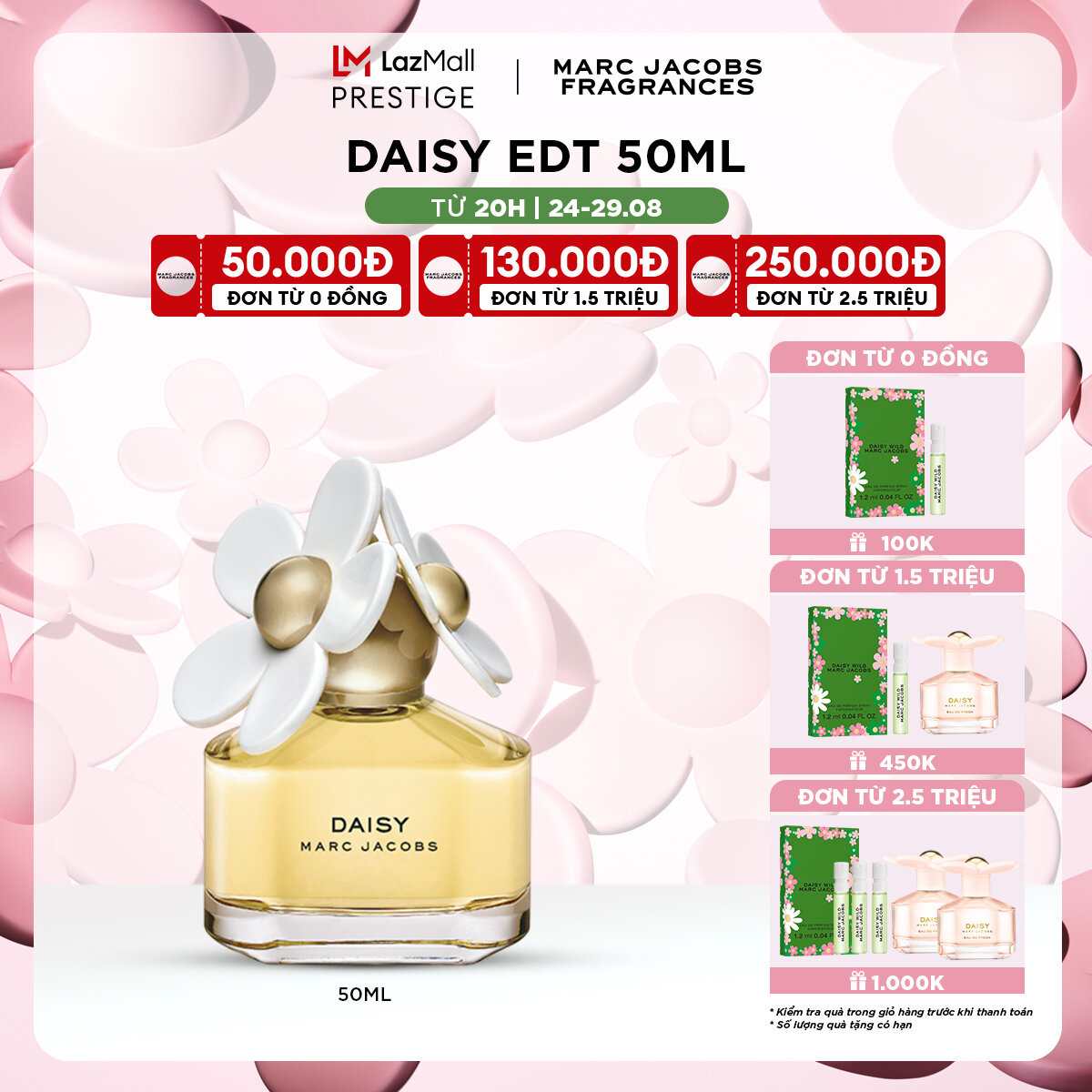 Nước hoa nữ marc jacobs daisy edt 50ml