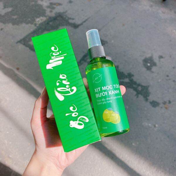 Xịt mọc tóc bưởi xanh góc thảo mộc