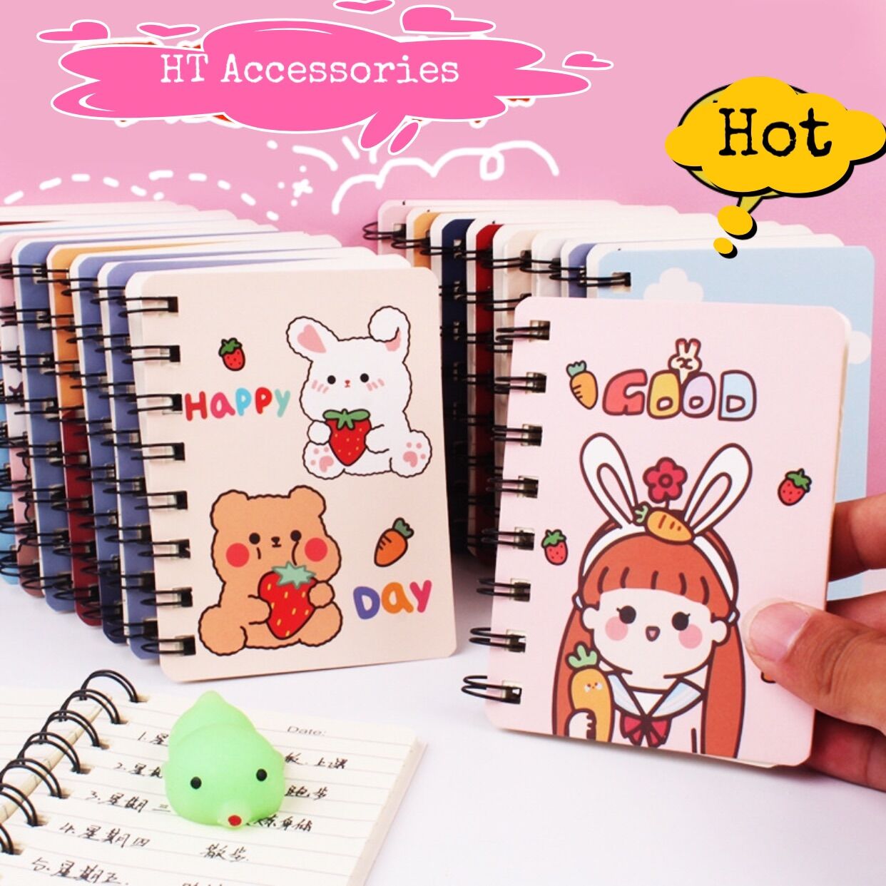 Sổ tay lò xo a7 80 trang tiện lợi