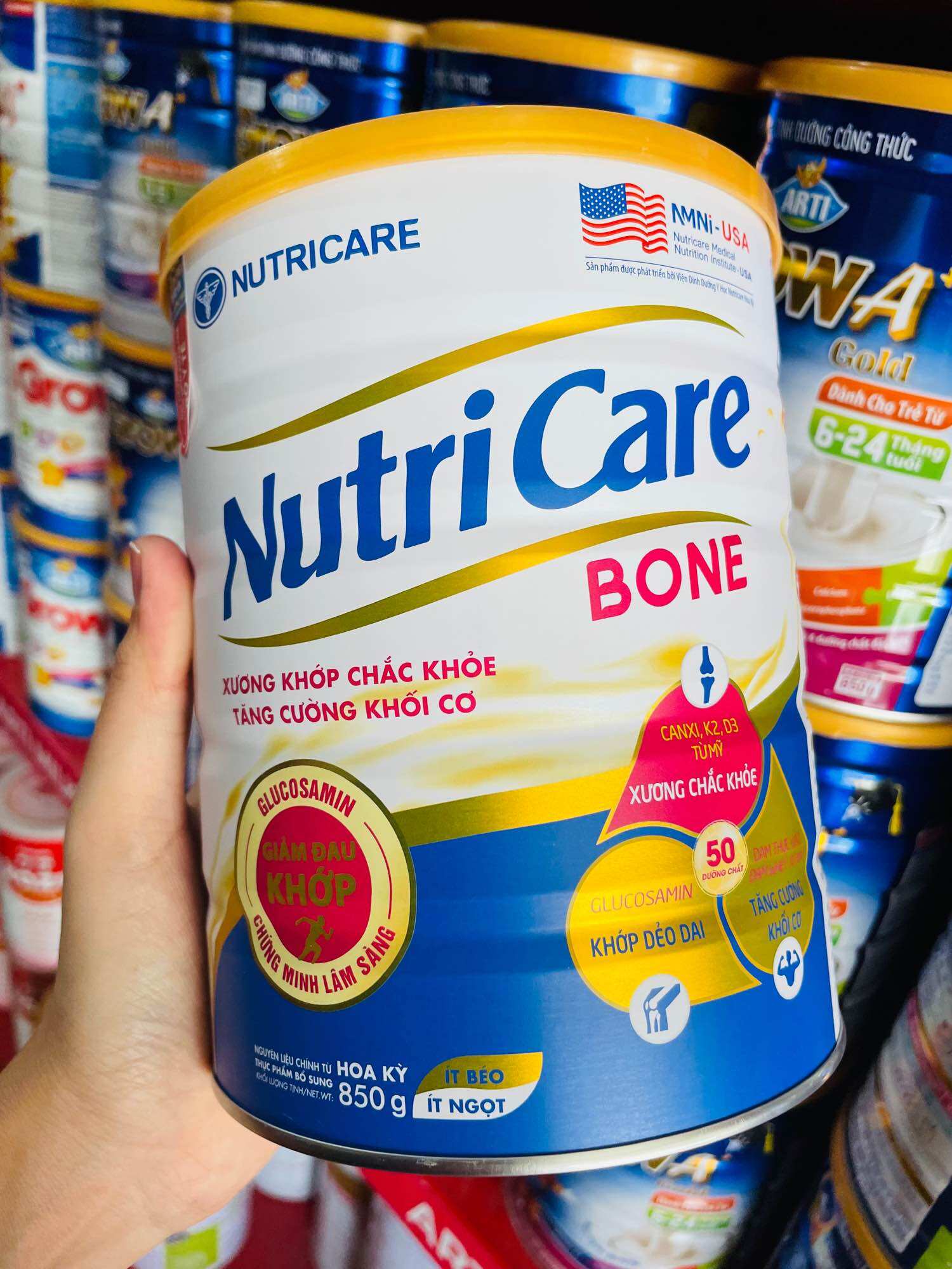 [Date 2025] Sữa bột Nutricare Bone Phòng ngừa Loãng Xương (900g)