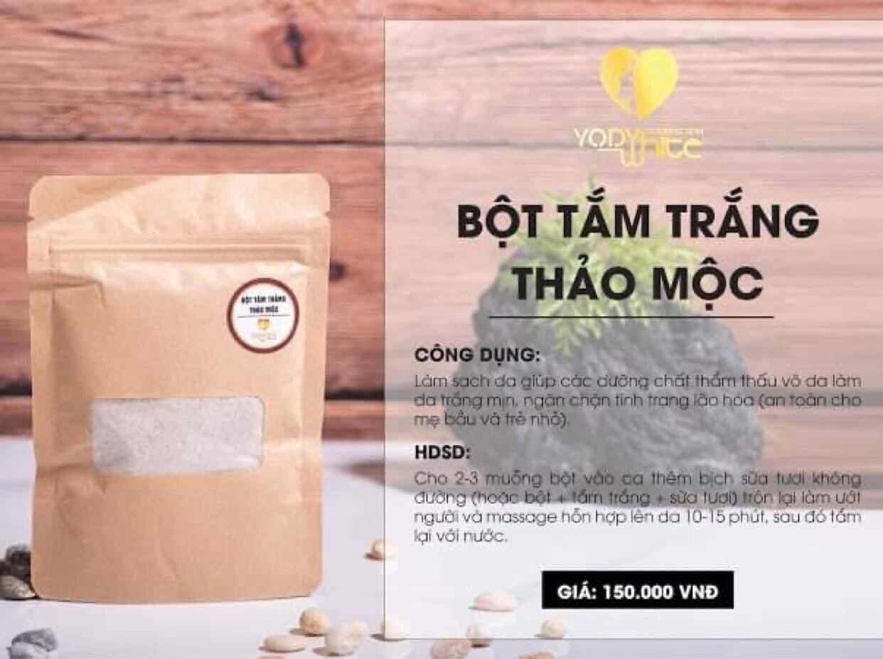 Bột Tắm Thảo Mộc Yody White Phương Anh