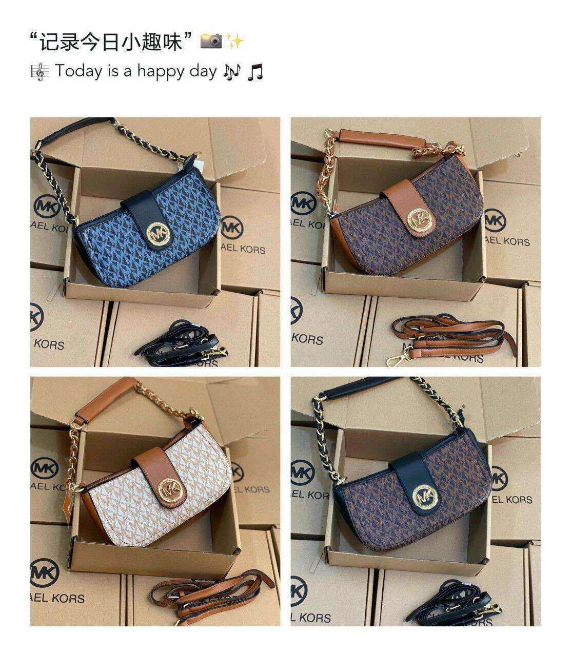 Túi đeo chéo mk xuất khẩu size 23cm