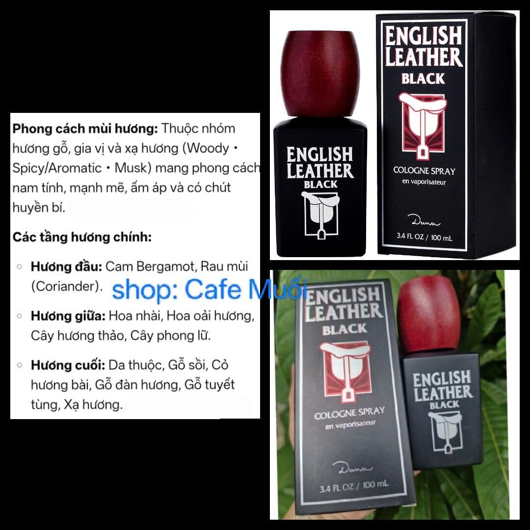 Nước hoa nam English Leather Black Cologne Spray 100ml