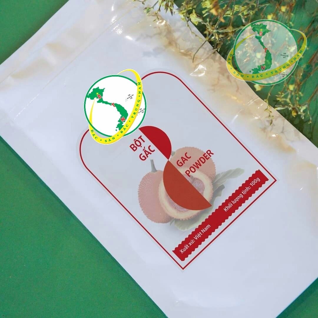 Bột gấc - tạo màu đỏ tươi đỏ thẩm