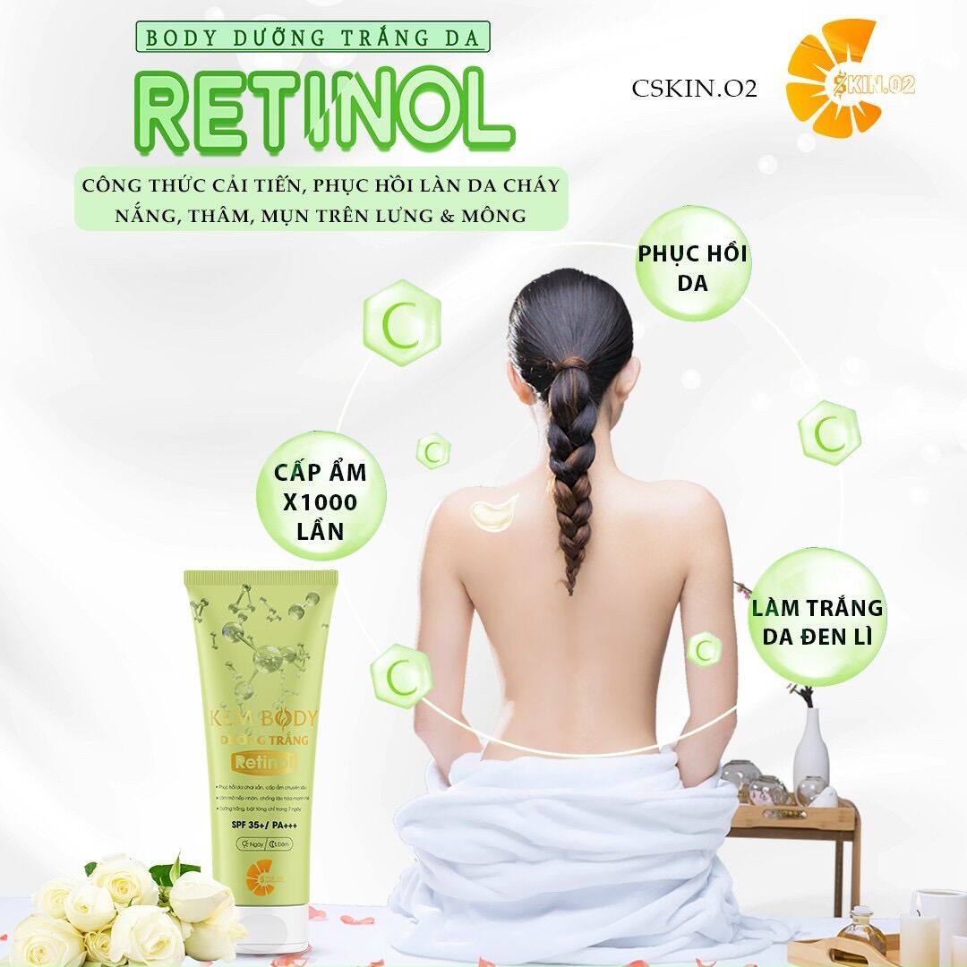Kem Body Lotion Retinol CSKIN.02