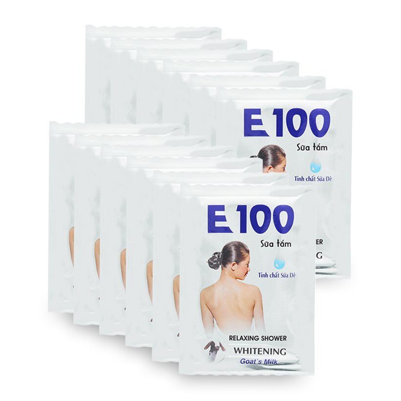 Dây 12 gói, 24 gói sữa tắm E100