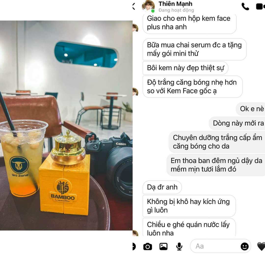 💥ƯU ĐÃI💥COMBO KEM FACE LỤA VÀ KEM FACE PLUS BAMBOO
