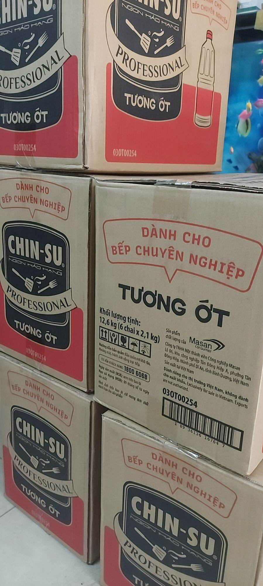 Tương ớt chinsu chai 2,1kg