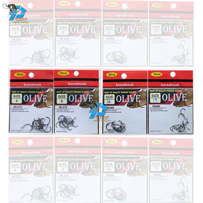 Lưỡi Câu Tôm Bịch Đầy Đủ Cá {Size 4-7}NGỌC AN VY 996