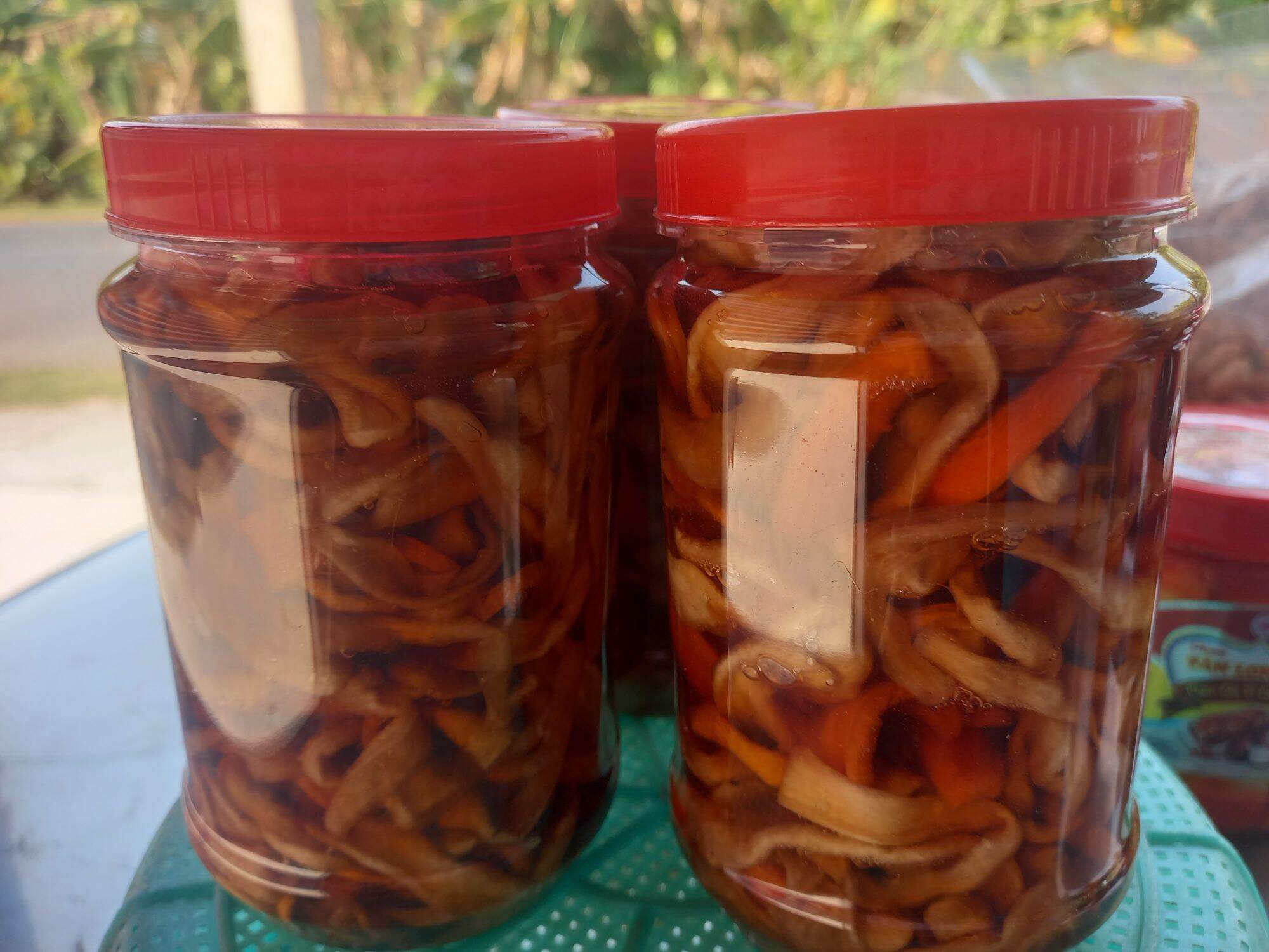 Củ cải ngâm mắm đường