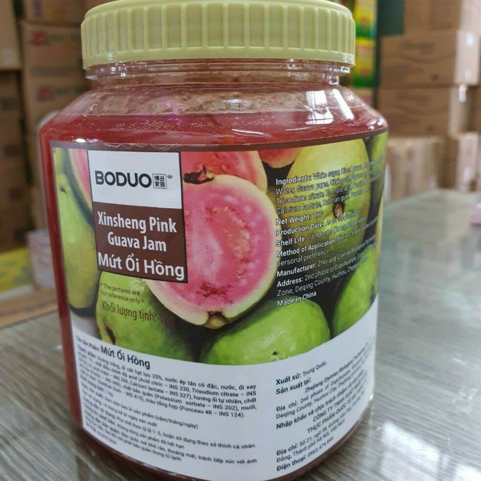 Mứt tết 2023 ổi hồng boduo 1kg-date mới