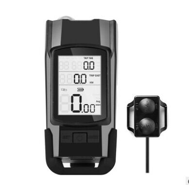 Đèn kiêm còi đồng hồ tốc độ không dây 3 in 1