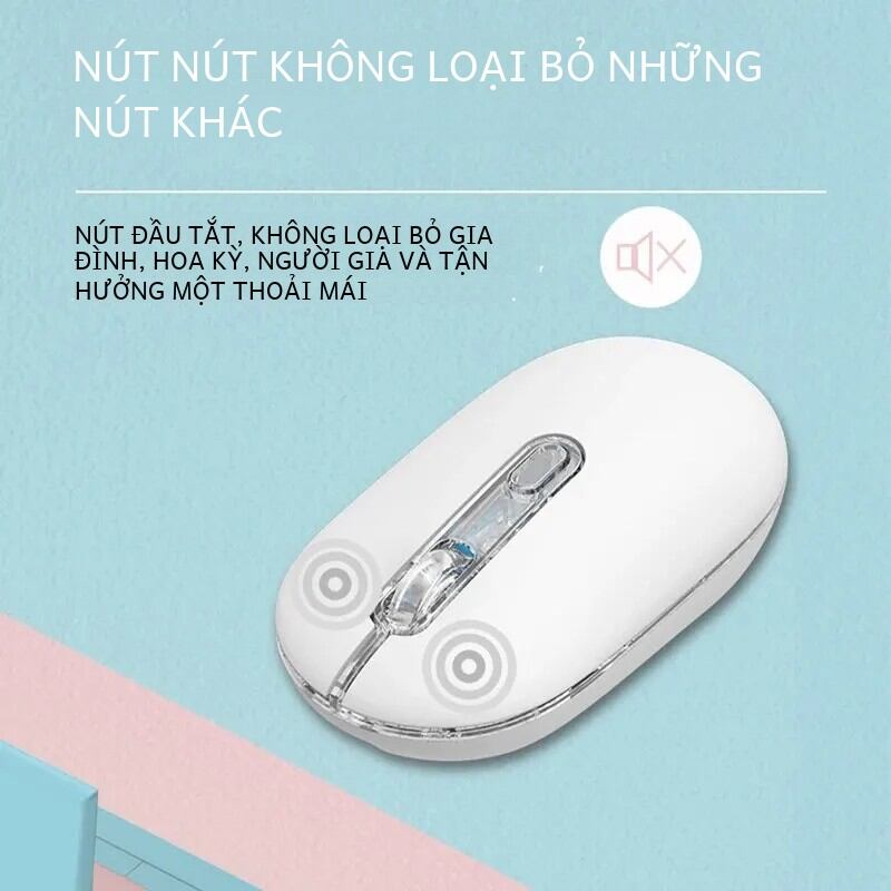 Itly Sạc Chuột Bluetooth Không Dây 1 Chiếc USB 2.4G Cho Android Windows Máy Tính Bảng Laptop Notebook Ipad Di Động