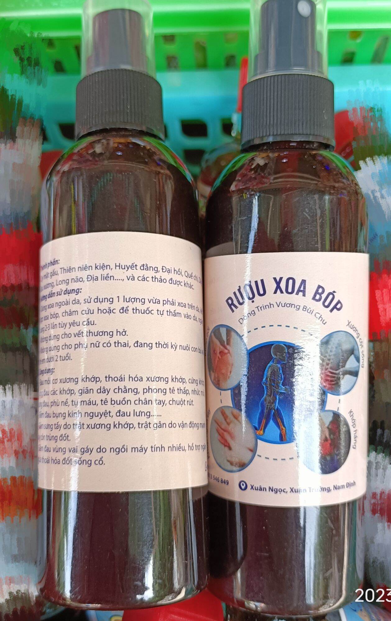 Dầu Xịt xoa bóp xương khớp.Hỗ trợ giảm đau nhức mõi xương khớpphong tê thấp đau thoái hóa cột sống