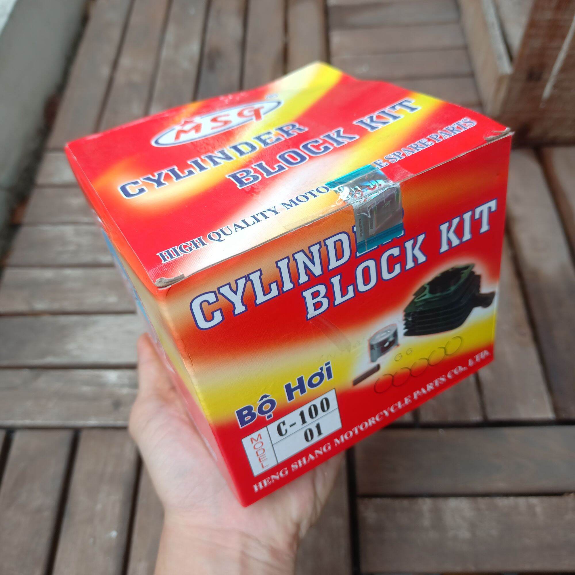Bộ nòng, xi lanh dream 100 (97cc) gang std cos 0 MSG/PAG