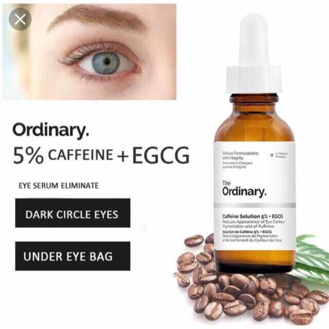 [Hcm][Bill Canada Hình Cuối] The Ordinary Caffeine Solution 5% + Egcg 30Ml Tinh Chất Dưỡng Da Vùng Mắt Mờ Thâm Giảm Bọng Mắt