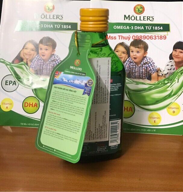 Dầu gan cá tuyết Moler's Na Uy