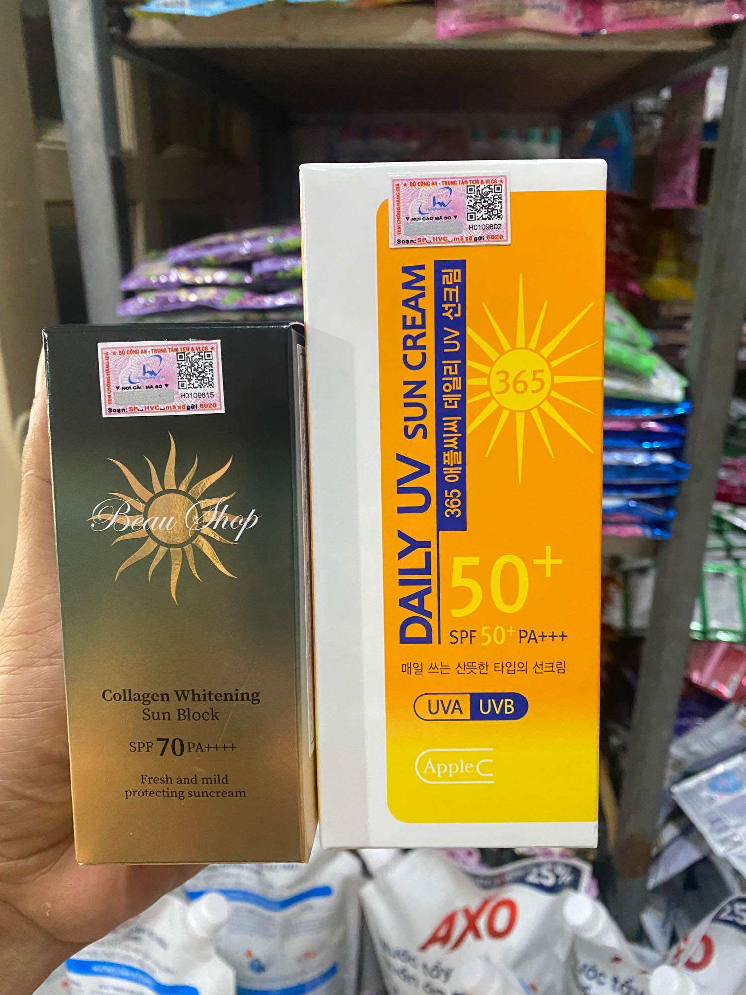 [Chính Hãng_Công ty] Kem chống nắng Collagen Beau shop_80g.