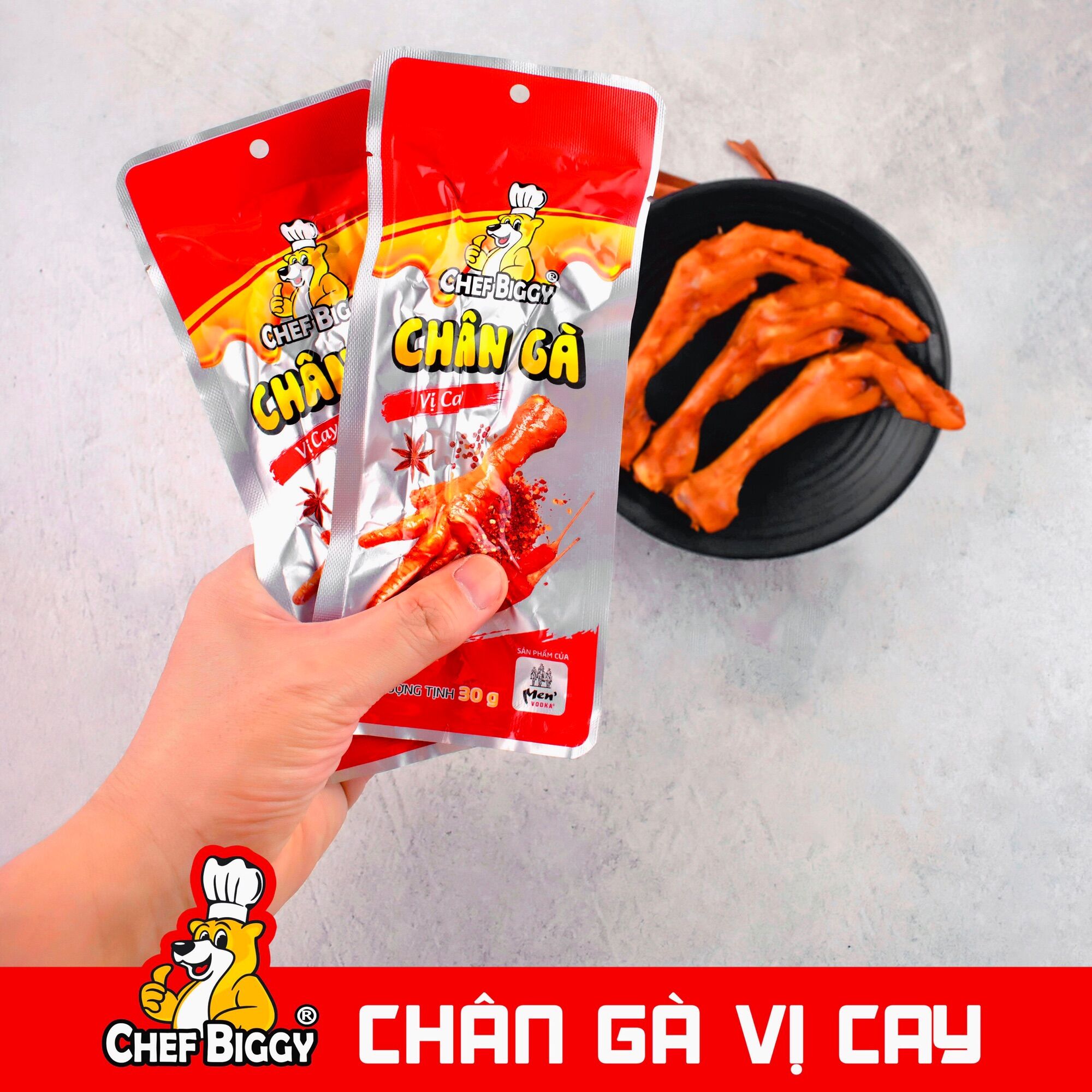 Chân gà chef biggy vị cay và mật ong