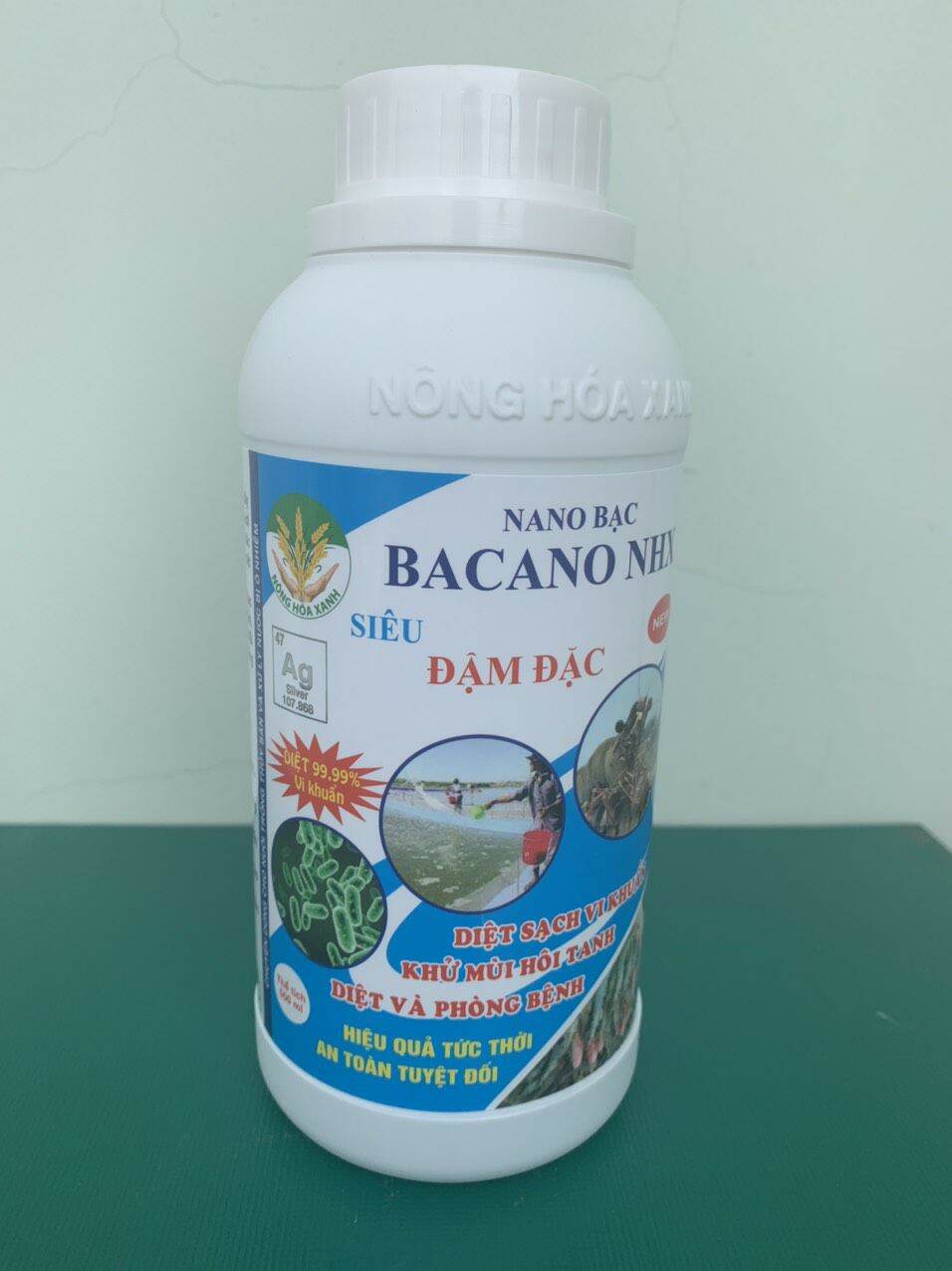 Dung dịch Nano Bạc diệt khuẩn ao_ Bacano