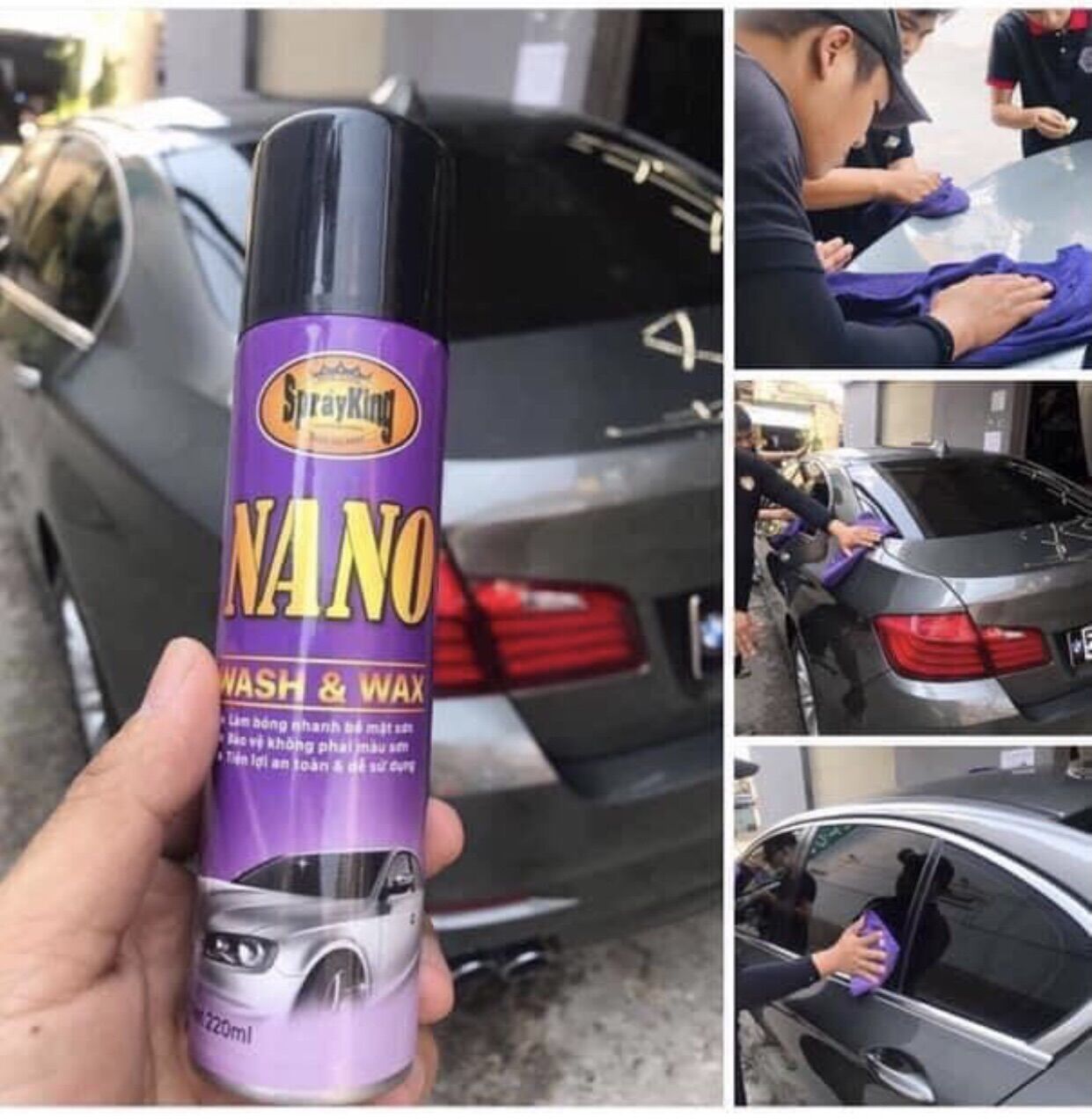 [HCM]SPRAYKING NANO DƯỠNG BÓNG