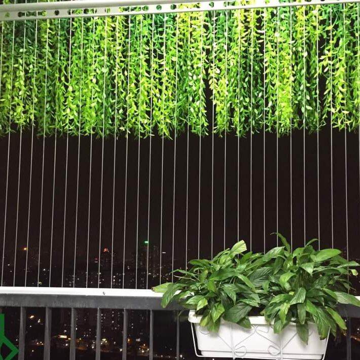 Cành rủ liễu, cành cúc tần chất liệu nhựa pvc dài 90cm. Trang trí nhà cửa, quán cafe, decor