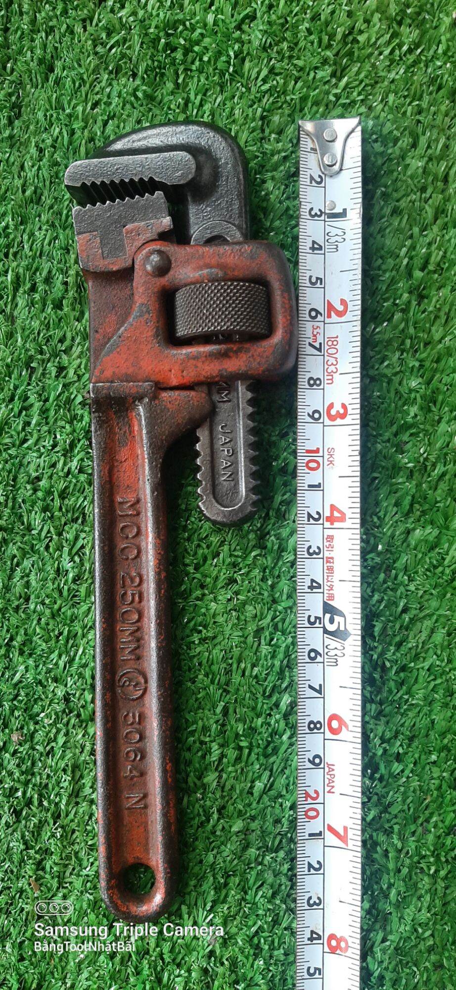 Kìm nước,mỏ lết răng MCC 250 nhật bãi