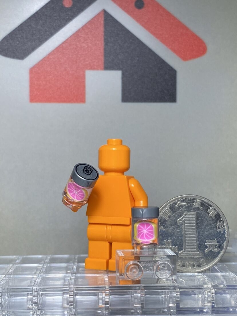 Eastbrick Summer Fruit Tea Building Block Accessories Creative DIY Handmade Model Toy for Boys And G