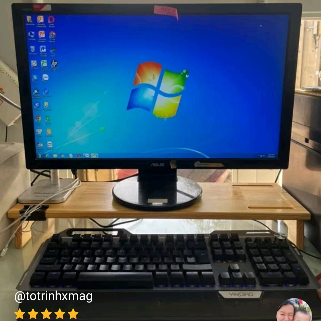 Kệ Gỗ Để Màn Hình Máy Tính Đa Năng ST01
