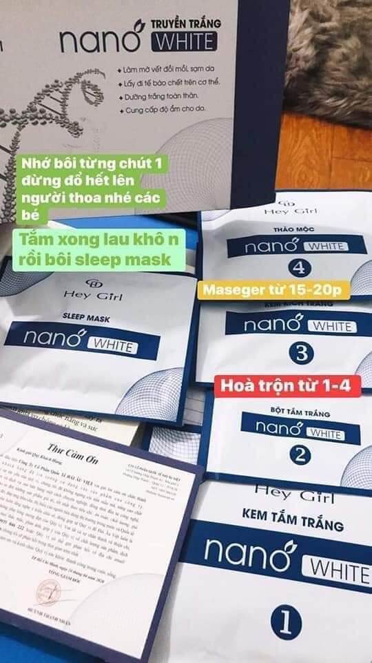 Combo 3 tắm trắng spa - hải âu việt