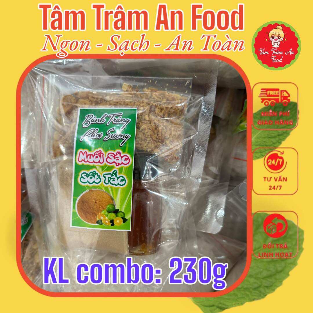 Bánh Tráng Phơi Sương Muối Sặc Sốt Tắc