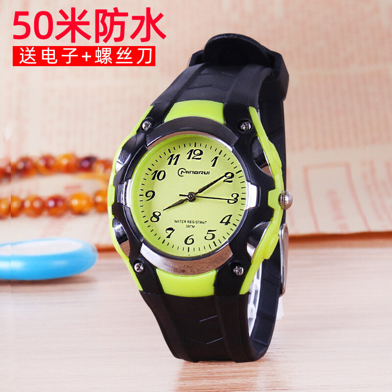 Đồng Hồ Đeo Tay Trẻ Em Đồng Hồ Thạch Anh Chống Nước Màu Kẹo Cho Bé Trai