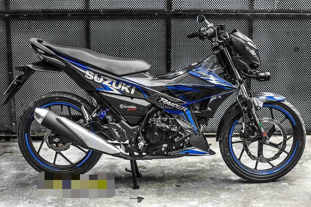 tem rời raider đen phối xanh