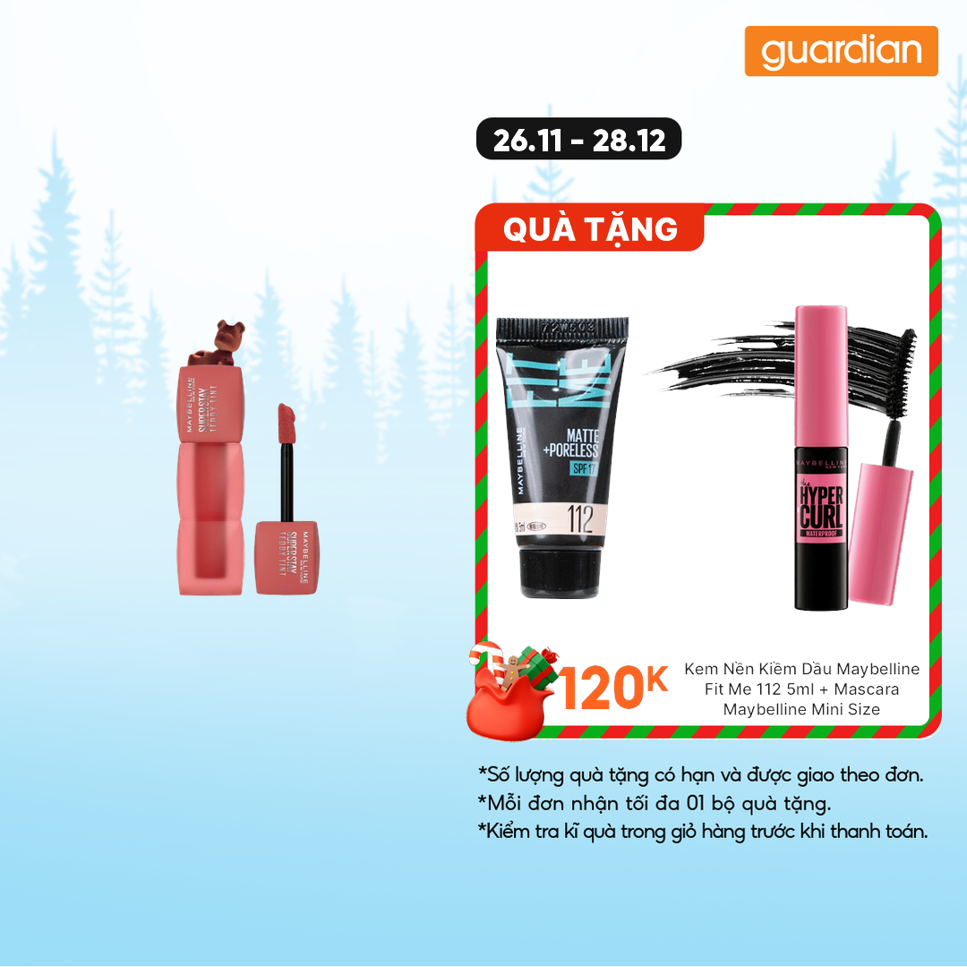  Son Kem Lì Teddy Tint Maybelline New York Superstay 5Ml 