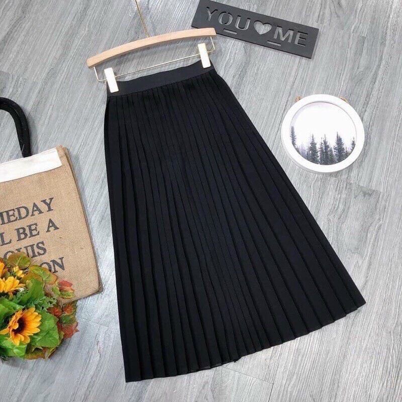 [Bigsize 60-95kg] Chân váy xếp ly dài