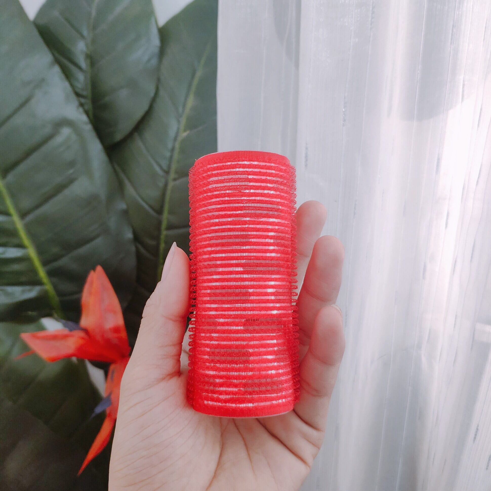 Lô cuốn tóc mái bay,lô cuốn tóc tự dính cỡ lớn 10/4 cm