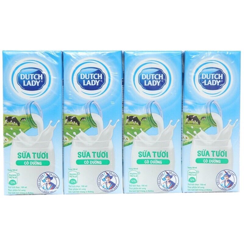 COMBO 2 Lốc sữa hà lan 180ml date mới