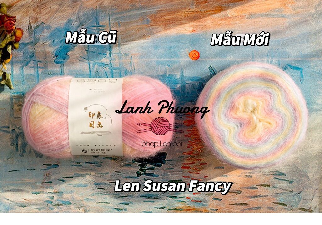 Len Susan Fancy Rainbow Loang 100 Grams