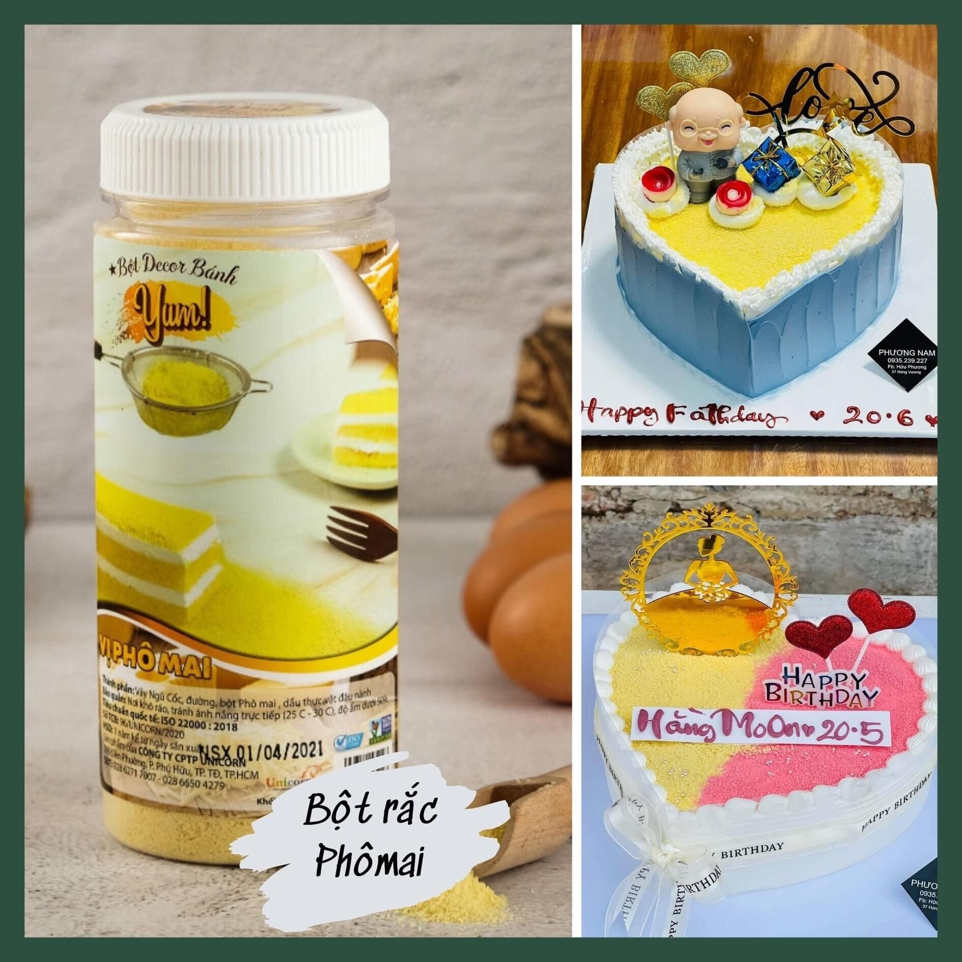 BỘT RẮC YUM BÁNH KEM UNICORN