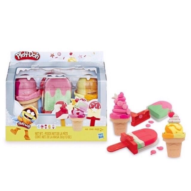 Đồ chơi đất nặn 4 loại kem Playdoh