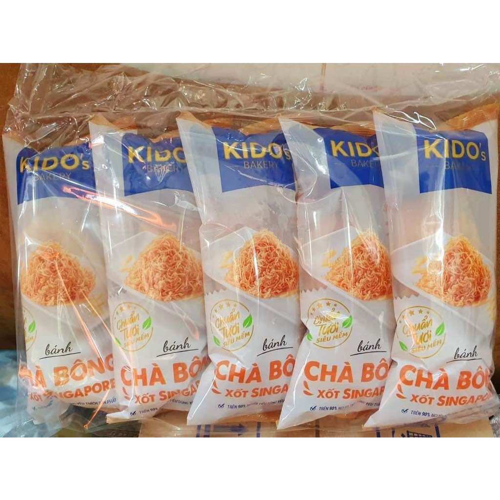Date mới mỗi ngày] Combo 5 cái Bánh mì tươi Kido's Bakery vị Chà bông