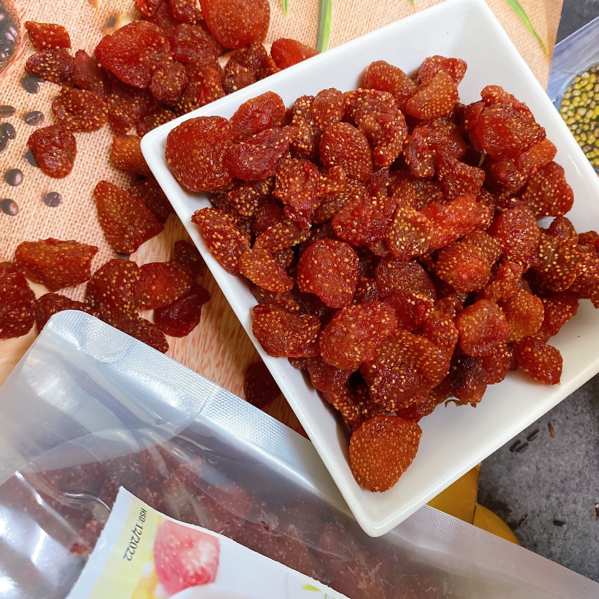 500g dâu tây sấy dẻo
